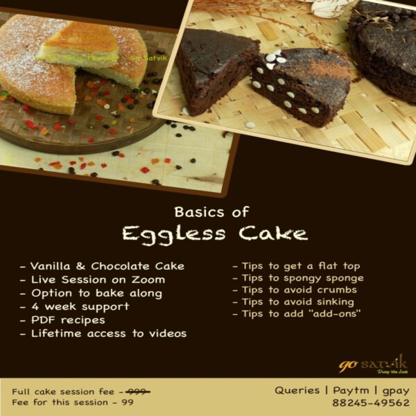 Eggless Cake Go Satvik