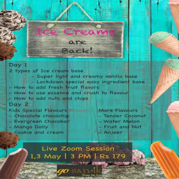 Ice Creams Workshop (2 Days, Season 2) by Ani Setia