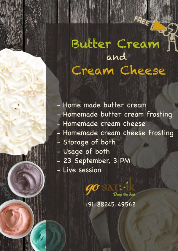 Butter Cream and Cream Cheese Masterclass by Ani Setia