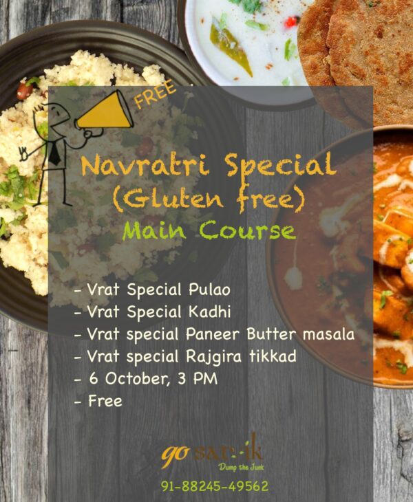 Navratri Special (Gluten free) Main Course Masterclass by Ani Setia