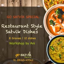 Go Satvik Special Restaurant Style Satvik Dishes Masterclass by Ani Setia
